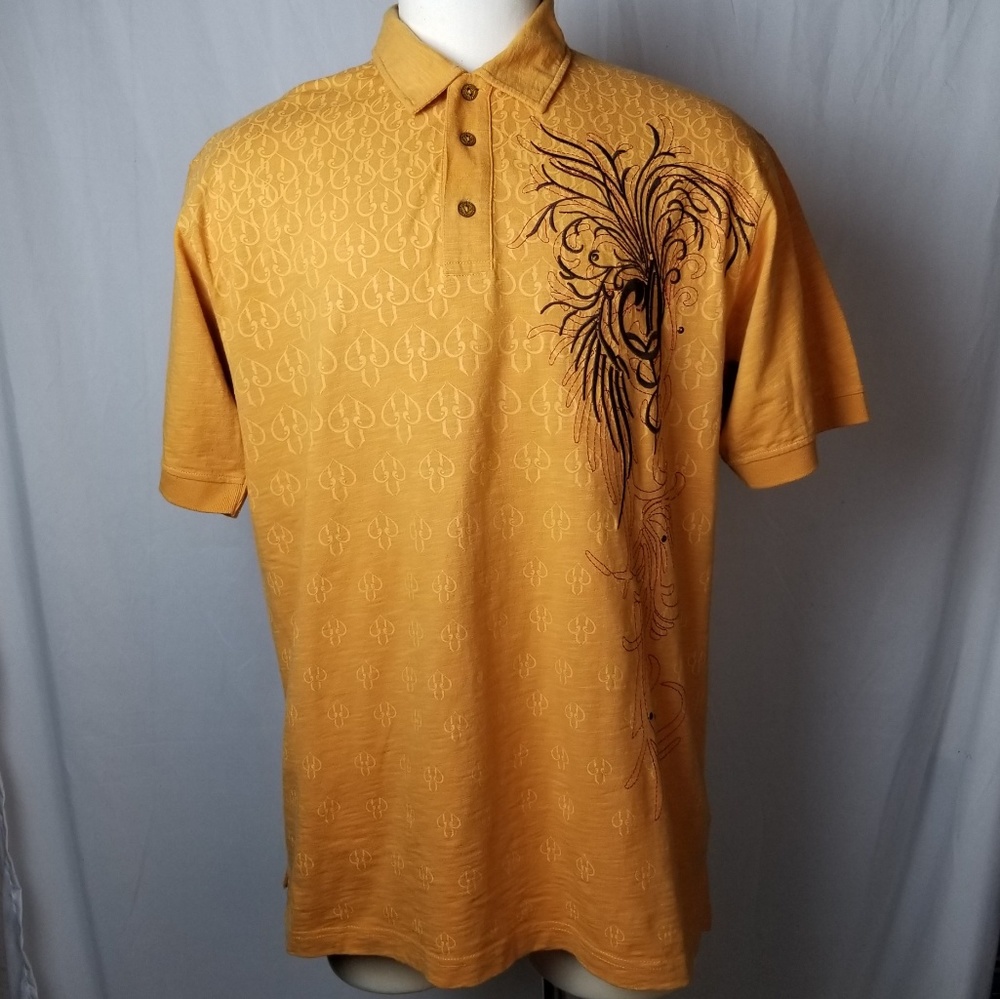 Southpole Mens Polo Shirt Extra Large XL Orange Em